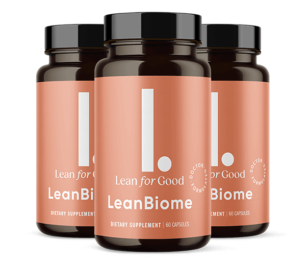 Three bottles of LeanBiome